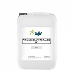 Vinaigre blanc ménager naturel 14° - 5 litres - ECOJET