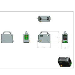 Pompe pour perches télescopiques pour nettoyage de panneaux solaires