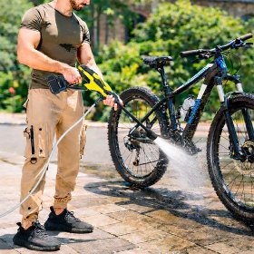 Nettoyeur pression 32 bars pour nettoyage de VTT